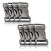 Ganzoo Metal Snap Fastener with Spring Clasp, Set of 8,