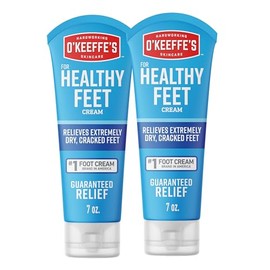 OKeeffes for Healthy Feet Foot Cream for Extremely Dry, Cracked, Feet, 7 Ounce Tube, (Pack of 2) - Producto Original de Alta Calidad, Entrega Rápida y