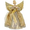Toyland® 21cm (8") Tree Top Angel - Christmas Tree Decorations - Gold or Silver (Gold)