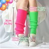 YUWJOOWEE 2 Pairs Women's Fashion Knitted Leg Warmers Fashion Knitted