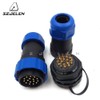 SZJELEN SD28 28MM 16Pin Pair Aviation Cable Connector Plug Socket,Waterproof