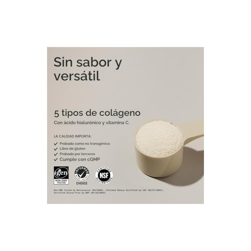 COLÁGENO REFORZADO Fórmula Premium, 60 Cápsulas de 500mg