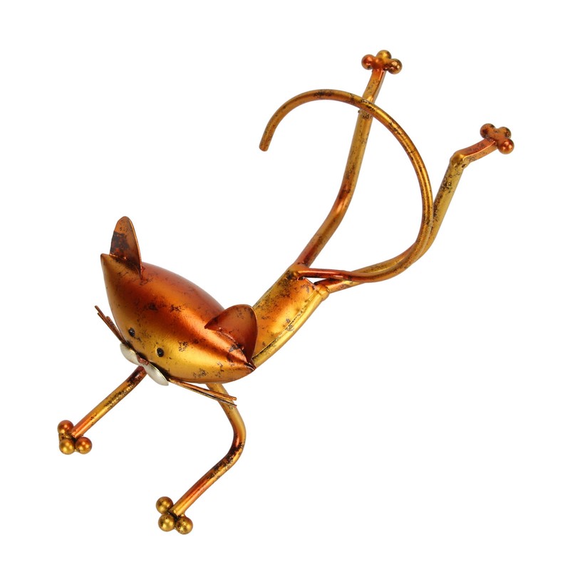 Cat Wine Holder Innovative Modern Style Decorative Metal Cat Shaped