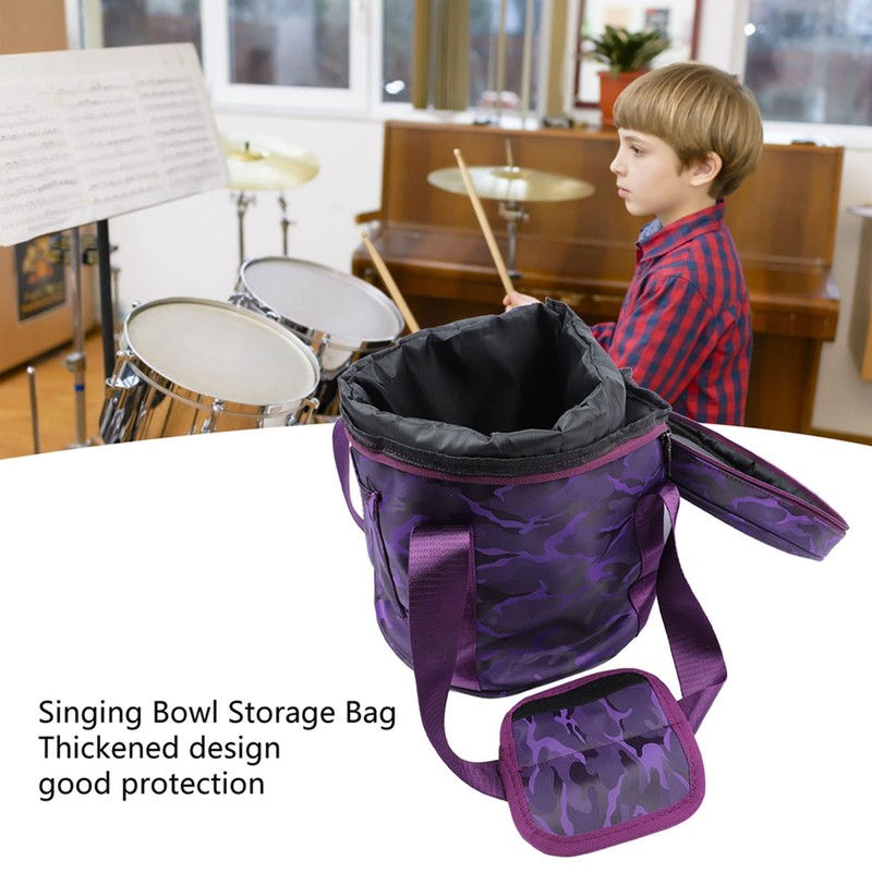 Music Bowl Bag,Singing Bowl Storage Bag Crystal Singing Bowl Carrying