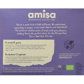 Amisa Organic Buckwheat Crispbread 150g (PACK OF 2)