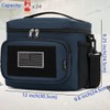 FlowFly Lunch Bag, Insulated Cooler, Thermal Lunch Box Tote with