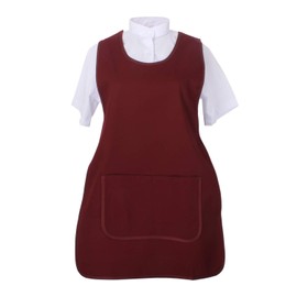 MISEMIYA Kitchen Apron MZ-631 Unisex Adult, Apron Cleaning 868-7 Garnet, XL