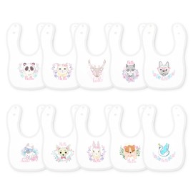 10-Pack Baby Bibs for Girls & Boys - Teething Baby Bib, Baby Boy Bibs, Baby Girl Bibs,Baby Drool Bibs for Infant