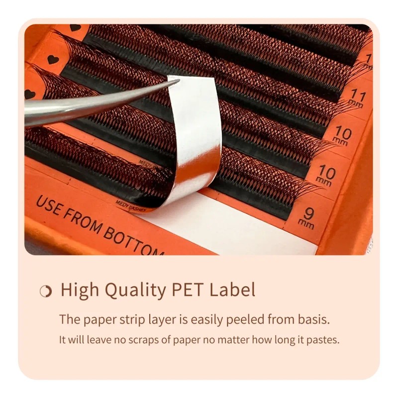Extensión De Pestañas 6dw W Shape Volume Premium En Forma