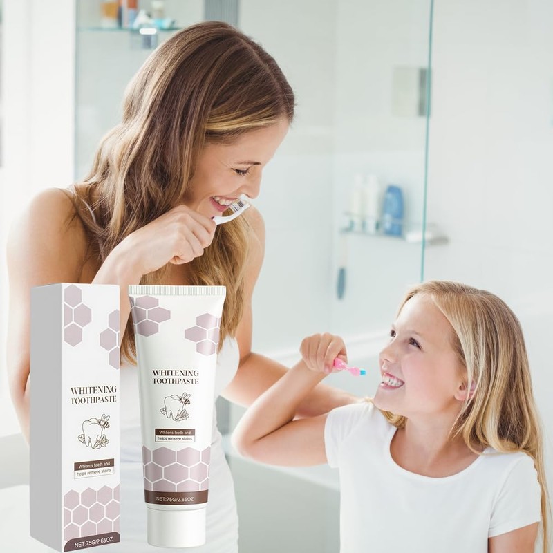 Toothpaste, tooth cleaning, relief for white teeth, natural whitening, toothpaste