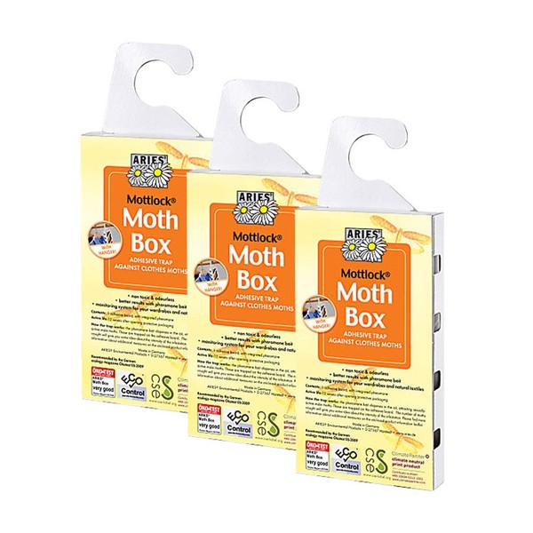 VALUE Mottlock Moth Boxes from Aries - Best Catch Rates for Clothes Moths on the Market! by Aries