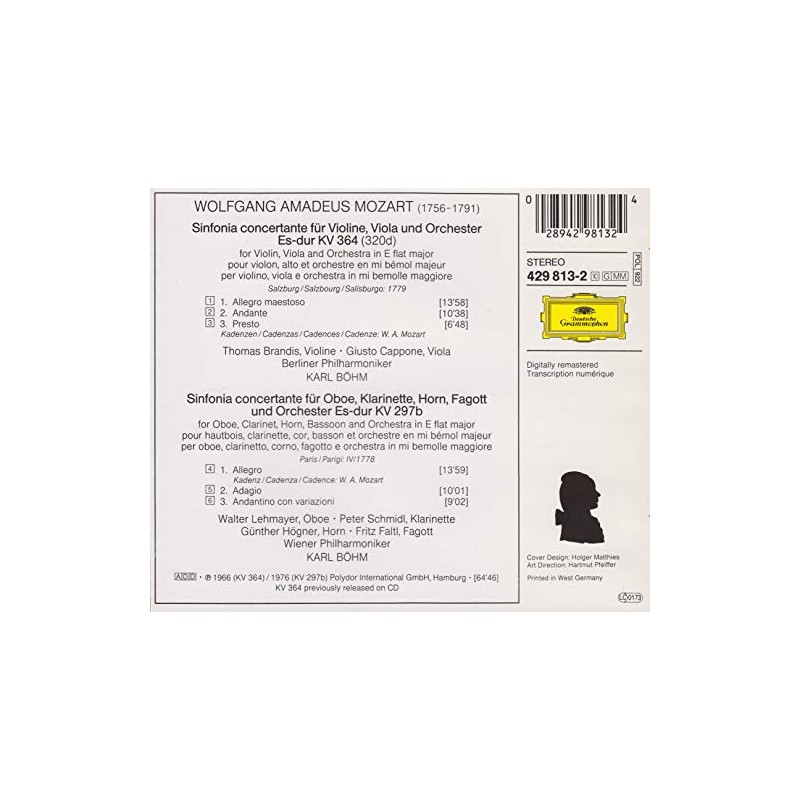 Sinf.Conc.KV 364+KV 297b