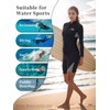 Owntop Women's Wetsuit Top Jacket - 2 mm Neoprene Long