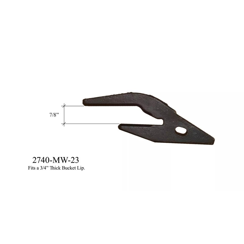 Quality Aftermarket Backhoe, Excavator Bucket Shanks Fits 3/4" Lip, Tiger