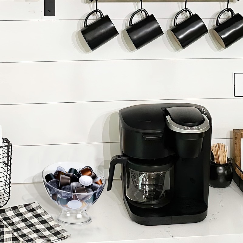 MOLFUJ Coffee Pod Holder, Clear K Cup Holder Plastic, Espresso