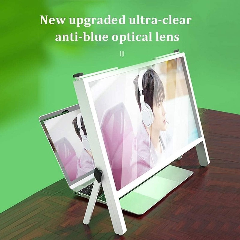 21" Screen Magnifier, Laptop Computer Screen Magnifier Expanders with Bracket