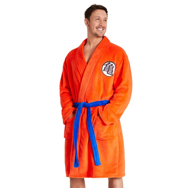 Dragon Ball Z Men's Dressing Gown, Orange