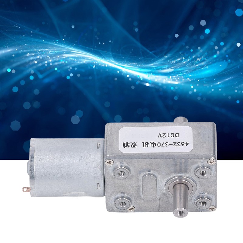 Double Shaft Gear Motor Self Locking CW CCW Aluminum Alloy