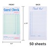 DGBDPACK Guest Checks Server Note Pads, 1000 Total Waitress Notepad