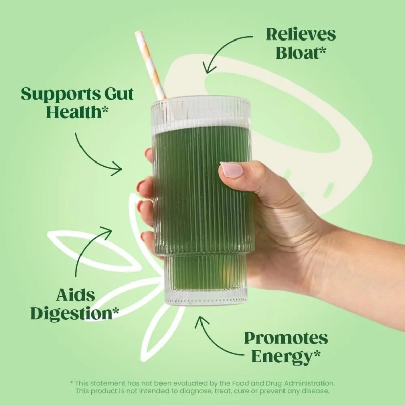 Suplemento En Polvo Bloom Greens & Superfoods Sabor Coco