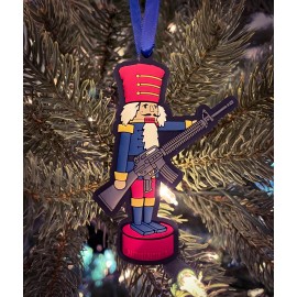 Patriot Patch Company LLC PVC Christmas Tree Ornaments Design: Nut Craker AR