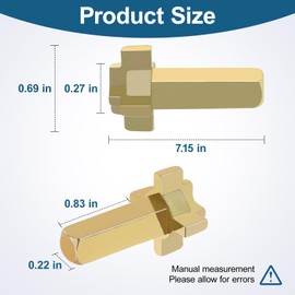 Replacement Andersen Hinged Door Lock Actuator 2579542, Compatible with Andersen 400 Series Frenchwood Hinged in-Swing & Out-Swing Doors Handle, from 1988 to Present (1 Pack)