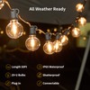 Brightown Outdoor String Lights - 50 Ft Waterproof Connectable Dimmable