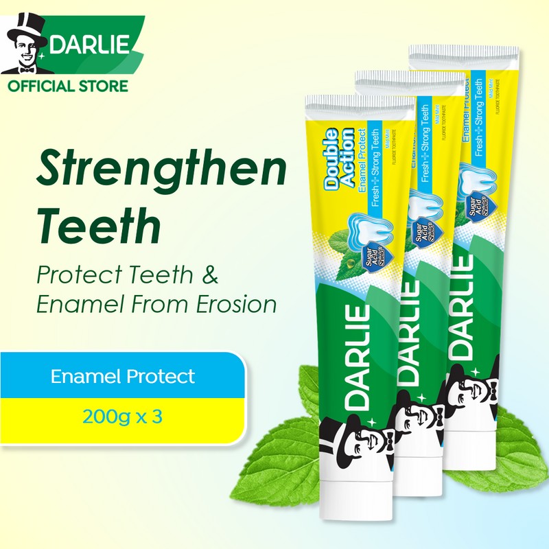 Darlie [Value Bundle] DARLIE Double Action Freshness Toothpaste (assorted) 250g/200g/180g/160g