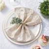 Ieron 6PCS Napkin Rings RusticNapkin Rings With Green Leaves Eucalyptus