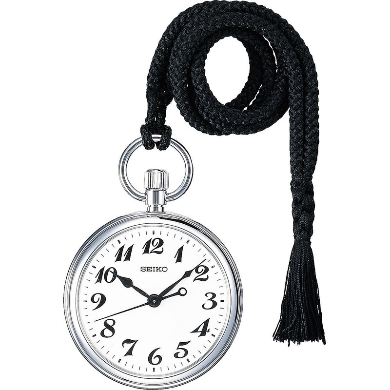 Seiko Railway Watch SVBR003 Genuine Pocket Watch Strap Black