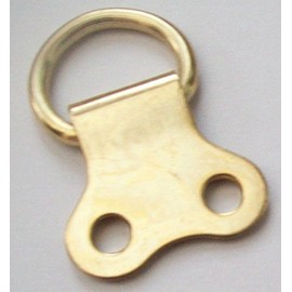 Ironmongery World 10 X Picture Frame Hanging D-Rings Frames Hanger Hooks - La...