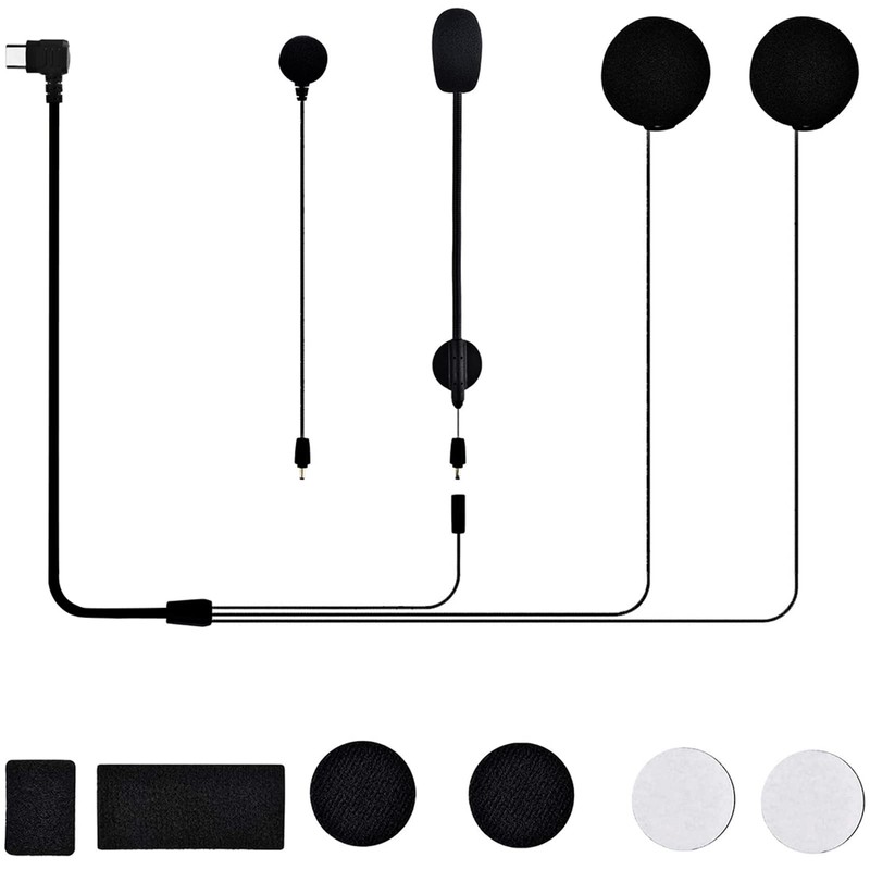 TNICER Helmet Speaker Set, Compatible with T2 and G1EX Models