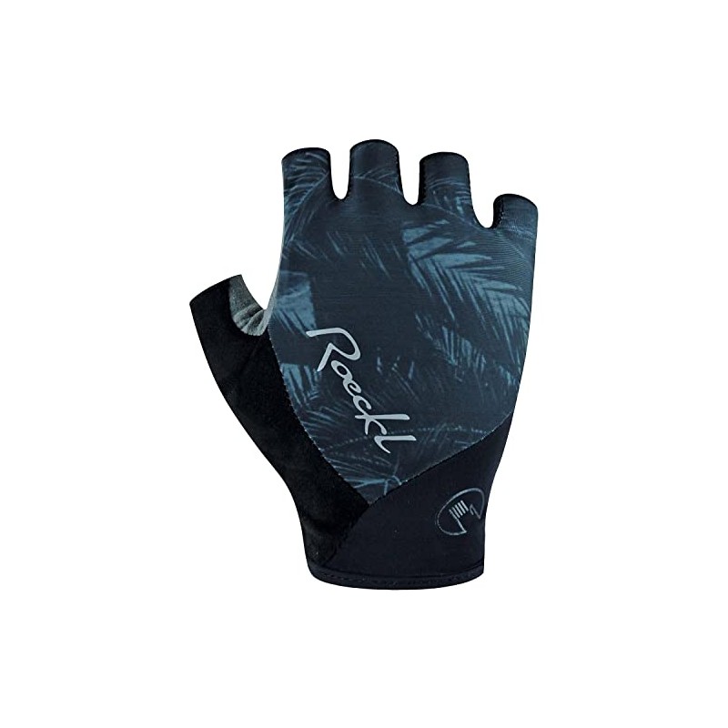Roeckl Danis Women's Cycling Gloves Short Black/Grey 2023: Size: 7.5