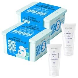 Deweytree Special Pick&Quick Cosmetic Hair Mask + Hyamino Foam 50ml, 1 pack, 2 pcs / 듀이트리 스페셜 픽앤퀵 뽑아쓰는 화장발 마스크+ 하이아미노 폼 50ml, 1개입, 2개