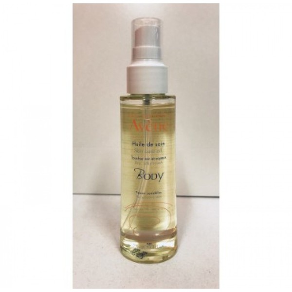 Eau Thermale Avene Body Skin Care Oil for Dry Sensitive Skin, Antioxidant Protection 3.3 Oz
