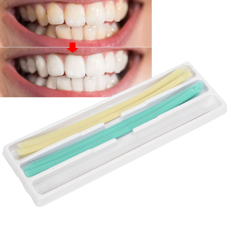 75pcs Dental Abrasive Strips Teeth Polishing Finishing Gloss Detal Supply