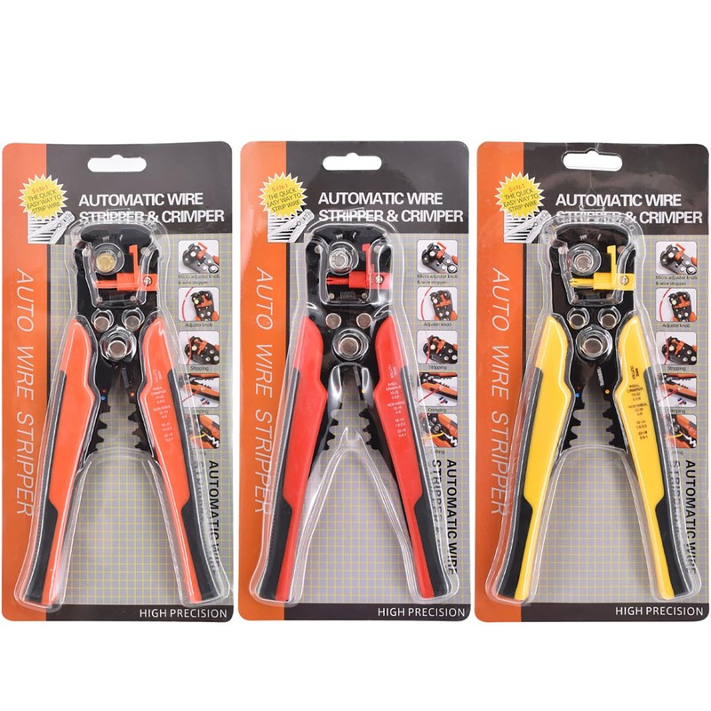 HuLuHouse Pinza Pelacables AutomáTica, 8 Pulgadas 1547 USO Rudo Herramienta
