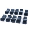 CENPEK 10Pcs Plastic Black Straight Slide Potentiometer Flat Push Knob