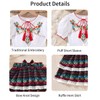 HIHA Size 9 Little Girls Mexican Embroidered Outfit Kids Cinco