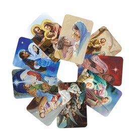 Christmas Prayers Wallet Card Assortment Bible Scripture, 54 Cards Per Pack