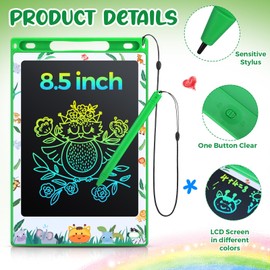 Zhehao 20 Pack LCD Writing Board for Adults, 8.5 Inches Doodle Jungle Animals Reusable Scribbler Board Screen Drawing Pad Erasable Painting Pads Educational Toy for Adults