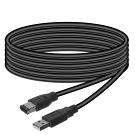 Pretwad FireWire IEEE 1394 Cable for Data Transfer Firewire 1394 6 Pin to USB Adapter