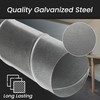 4" Inch Round Spiral Air Duct, 45" Inch Long Duct,