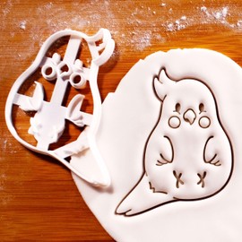 BAKERLOGY Cute Cockatiel Cookie Cutter - Detailed Cookie Cutter Design for Baking and Crafting, Ideal for Fondant, Dough, Clay