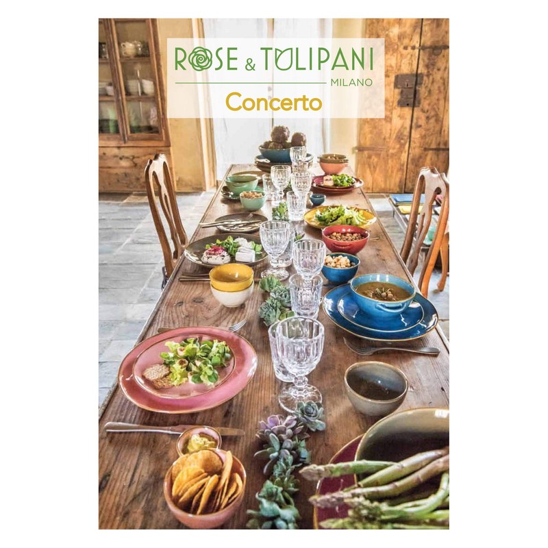 Rose & Tulipani - Deep Plate Concerto Aqua Green