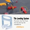 Tile Leveling System 1/16" Spacers Tile Leveler Clips DIY Tile