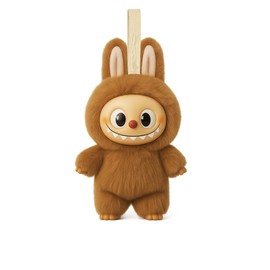 ANZEE® Cute La Bu Bu Toy Keychain Lightweight Mini Doll for Keys Backpack Charm Bag Decoration Everyday Fun Accessory One Size Assorted Colors (Pack of 6)