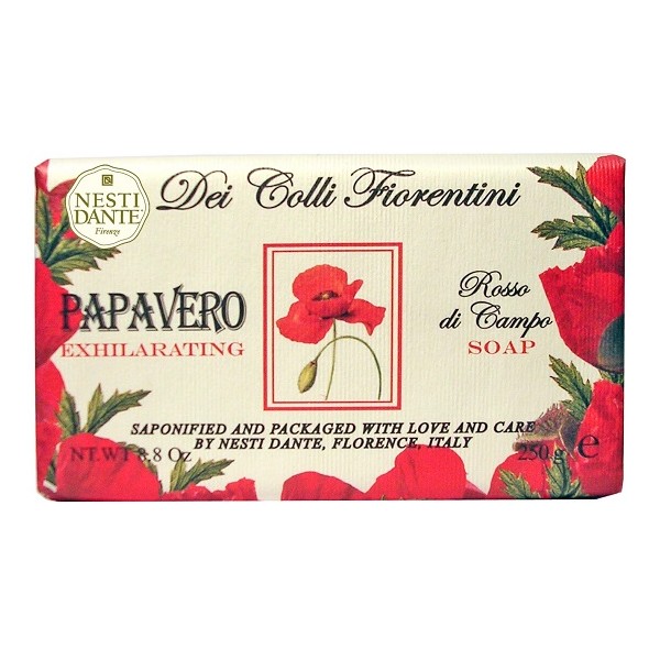 Nesti Dante Soap - Dei Colli Papavero (Poppy) 250g
