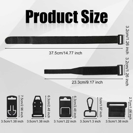 Magnetic Strap Kit, Multimeter Magnetic Hanging Strap Accessories Multimeter Hanging Holder Kit Compatible with Fluke Meters