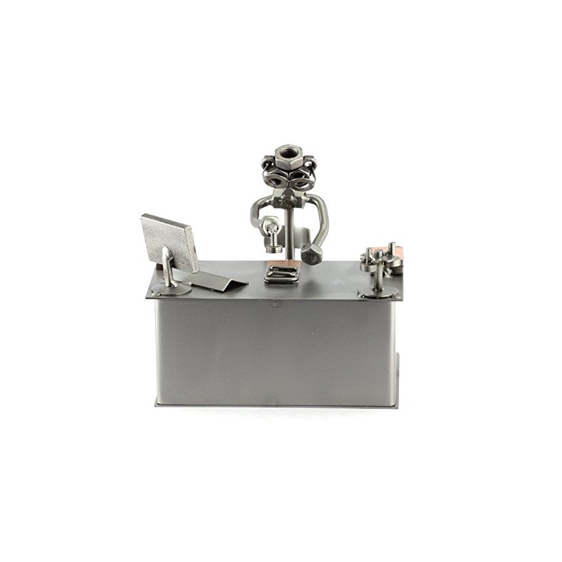 Steelman24 I Nuts and bolts sculpture Public Servant I Handmade